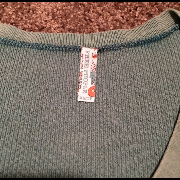 Free People Motor Cuff thermal, Cypress Green, XS - Picture 3 of 4